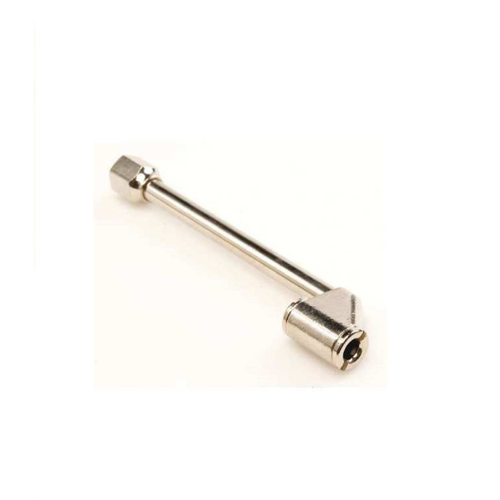 Haltec Dual Foot Air Chuck — 6in. Length, 180° Reverse Angle, 1/4in. Female Threads, Model# HALCH-370